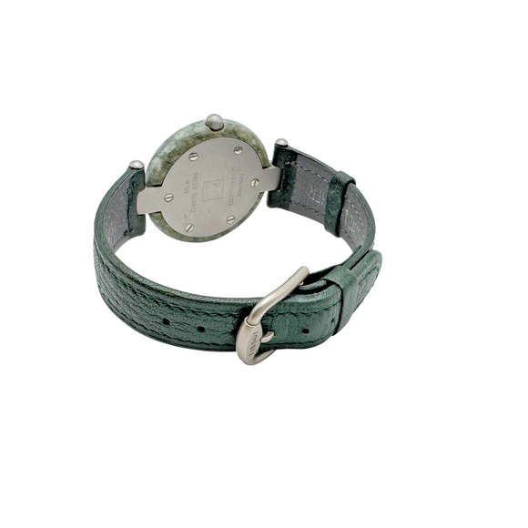 Vintage Tissot RockWatch Green Granite Stone Case Swiss Quartz Unisex Watch R150 main image 5